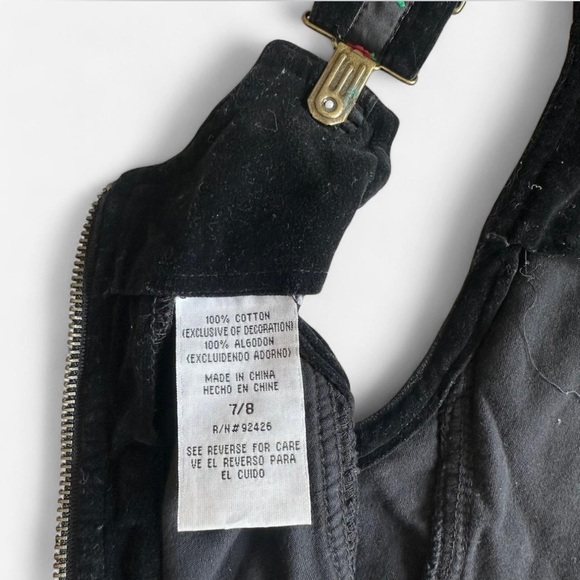 Vintage 90s Looney Tunes Tweety Bird Little Girls Jumper Dress Girls Sz 7/8 - Picture 5 of 6